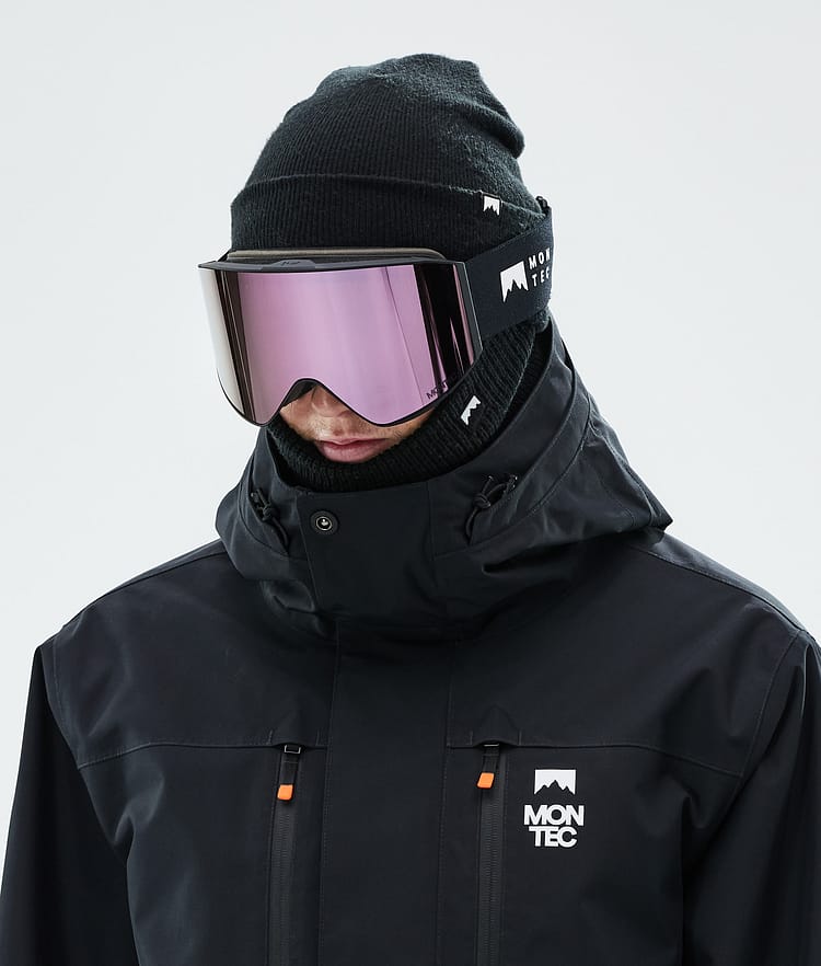 Montec Scope Ski Goggles Black/Rose Mirror, Image 3 of 6