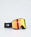 Montec Scope Ski Goggles Men Black/Ruby Red Mirror