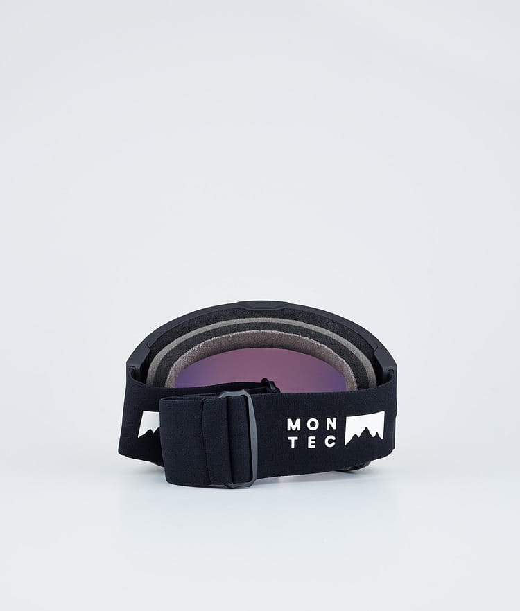Montec Scope Ski Goggles Black/Ruby Red Mirror, Image 6 of 6
