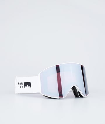 Montec Scope Ski Goggles White/Black Mirror