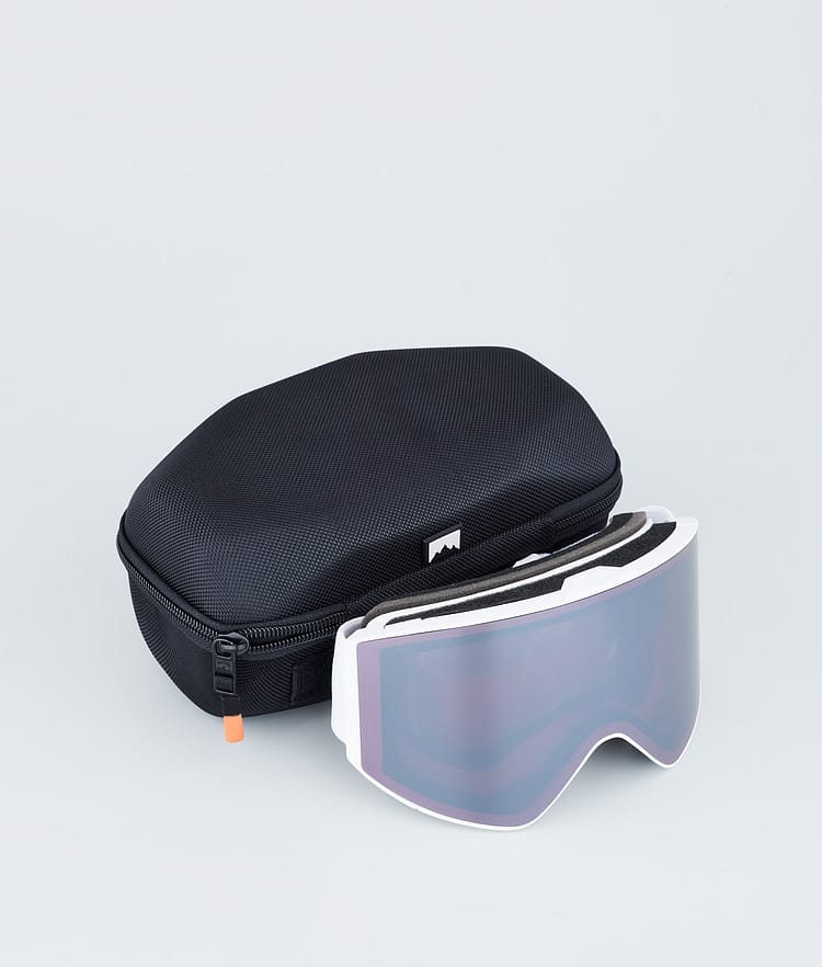 Montec Scope Ski Goggles White/Black Mirror, Image 4 of 6
