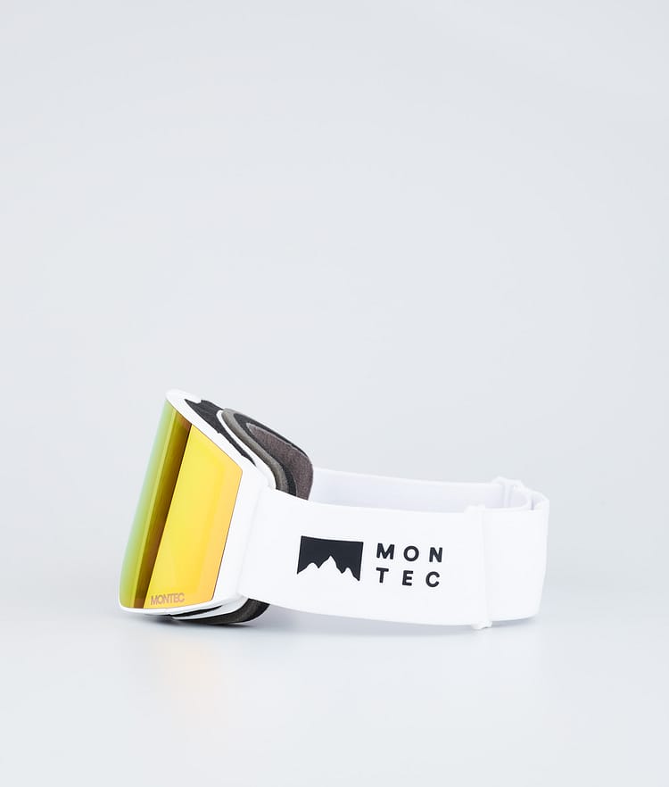 Montec Scope Ski Goggles White/Ruby Red Mirror, Image 5 of 6