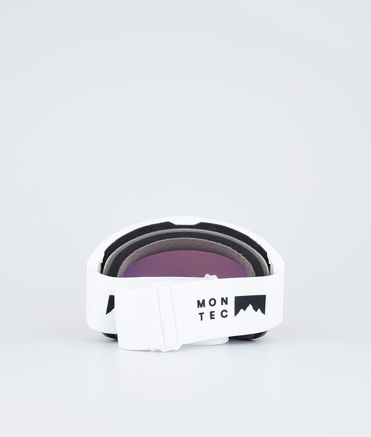 Montec Scope Ski Goggles White/Ruby Red Mirror, Image 6 of 6
