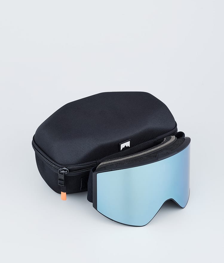 Montec Scope Ski Goggles Black/Moon Blue Mirror, Image 4 of 6