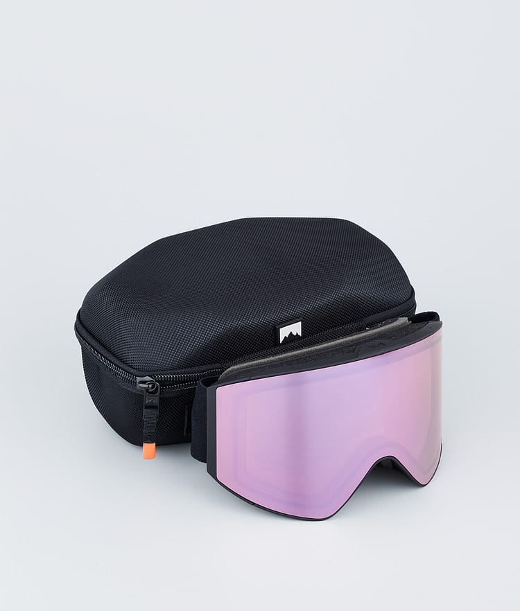 Montec Scope Ski Goggles Black/Pink Sapphire Mirror, Image 4 of 6