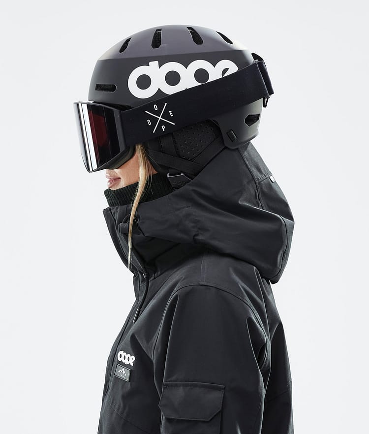 Dope Macon 2.0 Ski Helmet Classic Matte Black w/ Black, Image 6 of 8
