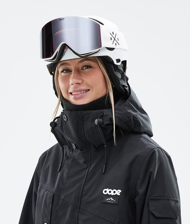 Dope Macon 2.0 Ski Helmet Classic Matte White w/ Black, Image 5 of 8