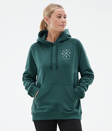 Dope Common W Hoodie Bottle Green