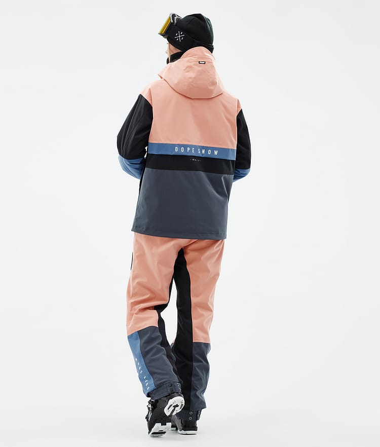 Dope Legacy Track W Ski Jacket Women Faded Peach/Blue Steel/Black/Metal Blue, Image 4 of 8