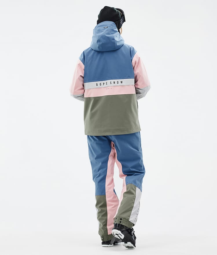 Dope Legacy Track W Skidjacka Dam Blue Steel/Light Grey/Soft Pink/Greenish, Image 4 of 8