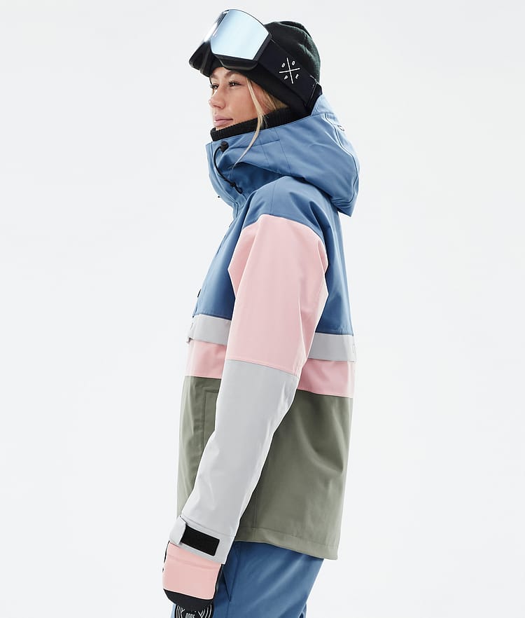 Dope Legacy Track W Skidjacka Dam Blue Steel/Light Grey/Soft Pink/Greenish, Image 5 of 8