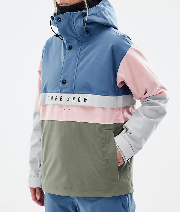 Dope Legacy Track W Skidjacka Dam Blue Steel/Light Grey/Soft Pink/Greenish, Image 7 of 8