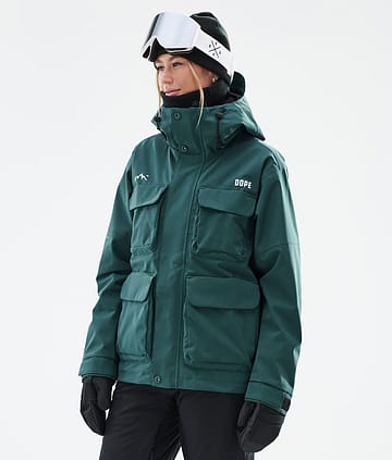 Dope Zenith W Snowboard Jacket Bottle Green