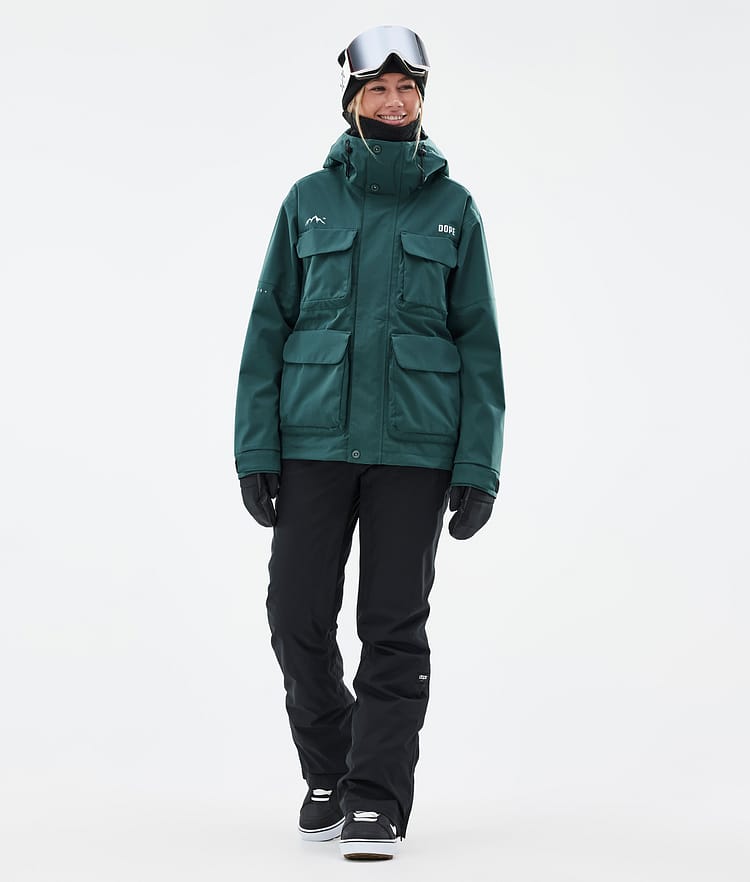 Dope Zenith W Snowboard Jacket Women Bottle Green, Image 2 of 10