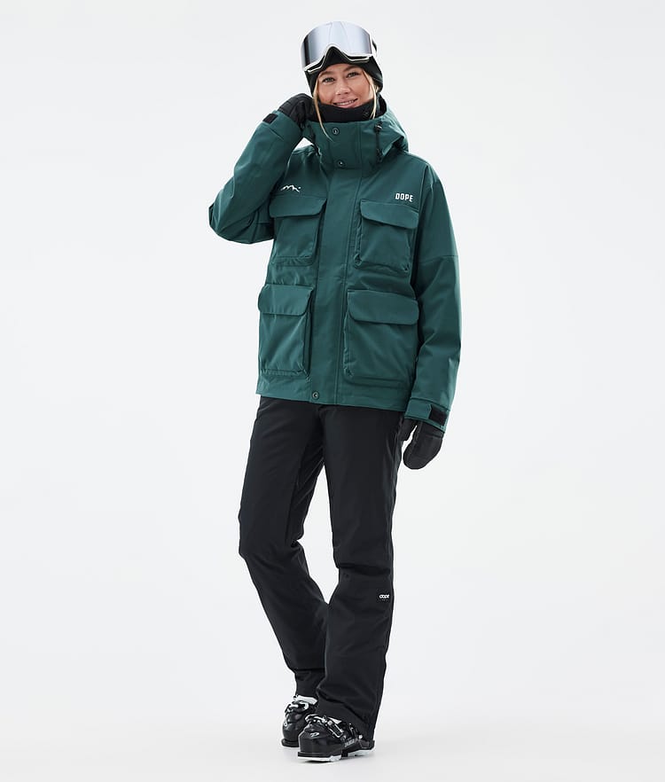 Dope Zenith W Ski jas Dames Bottle Green, Image 2 of 10