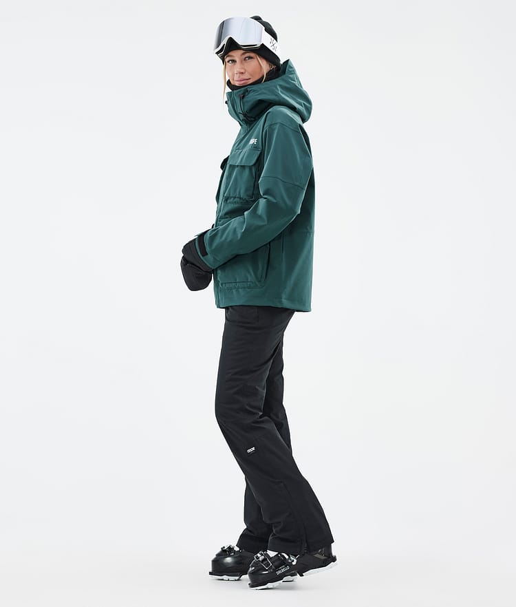 Dope Zenith W Ski jas Dames Bottle Green, Image 3 of 10