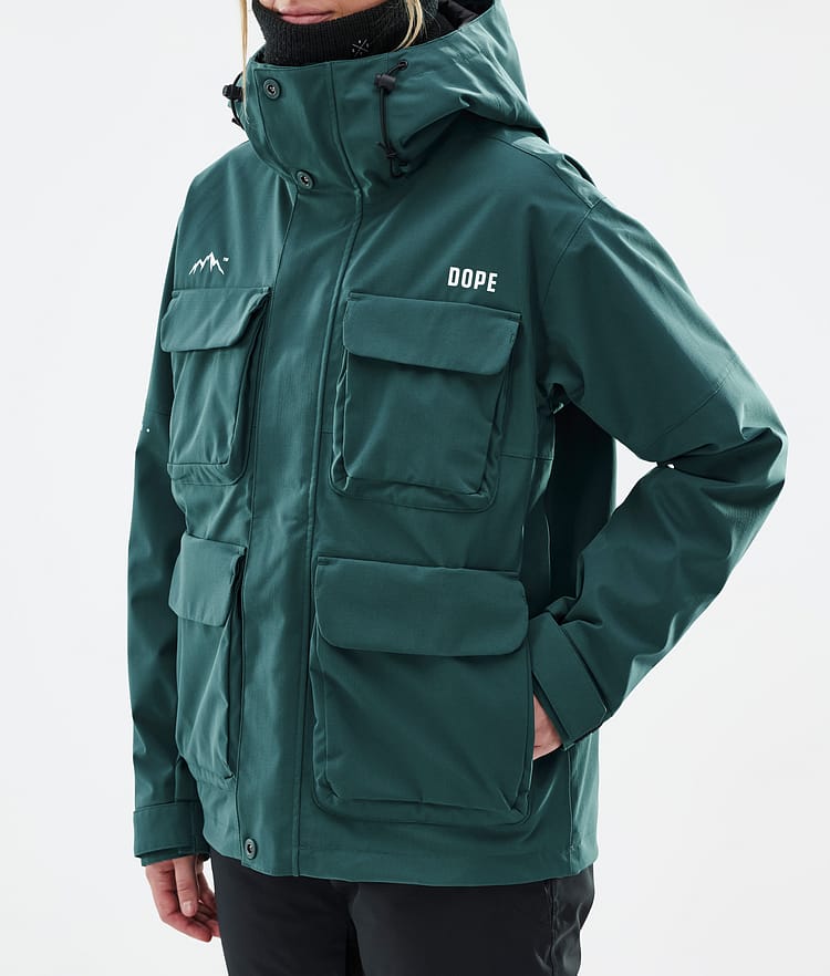 Dope Zenith W Snowboard jas Dames Bottle Green, Image 7 of 10
