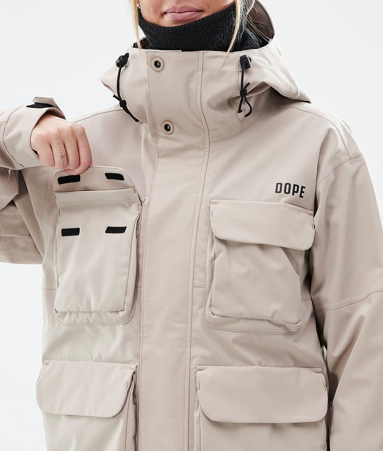 Dope Zenith W Snowboard Jacket Women Sand Renewed, Image 8 of 10