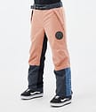 Dope Blizzard Track W Snowboard Pants Women Faded Peach/Blue Steel/Black/Metal Blue