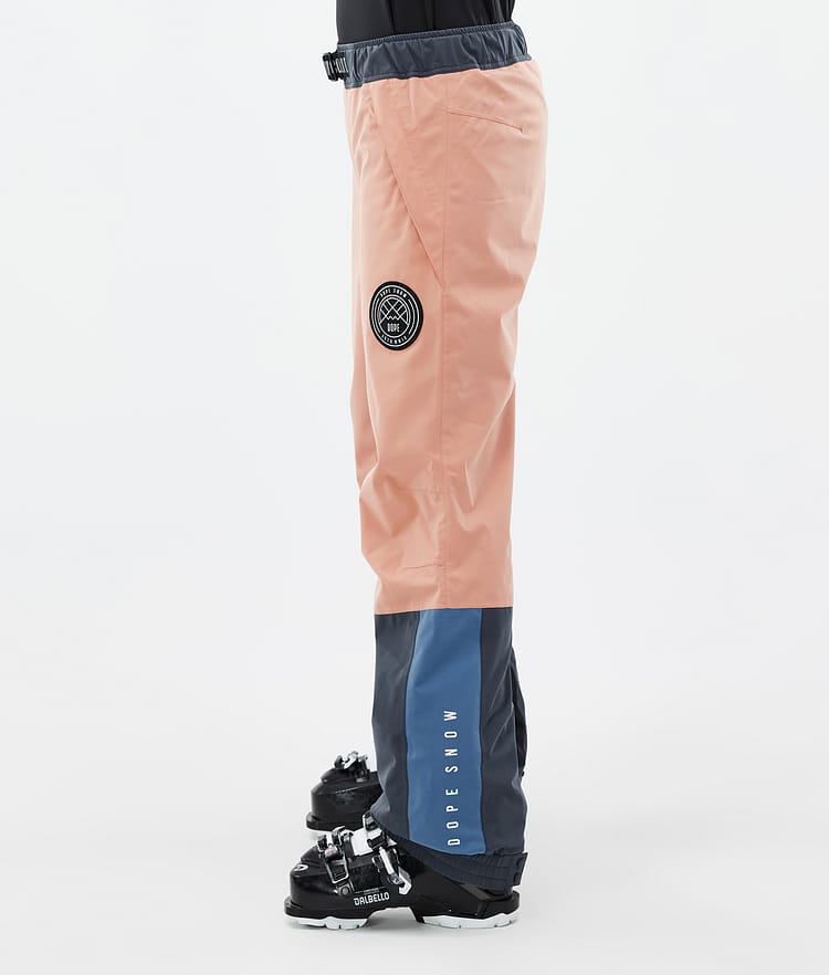 Dope Blizzard Track W Ski Pants Women Faded Peach/Blue Steel/Black/Metal Blue, Image 3 of 5