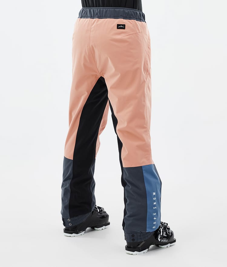 Dope Blizzard Track W Ski Pants Women Faded Peach/Blue Steel/Black/Metal Blue, Image 4 of 5