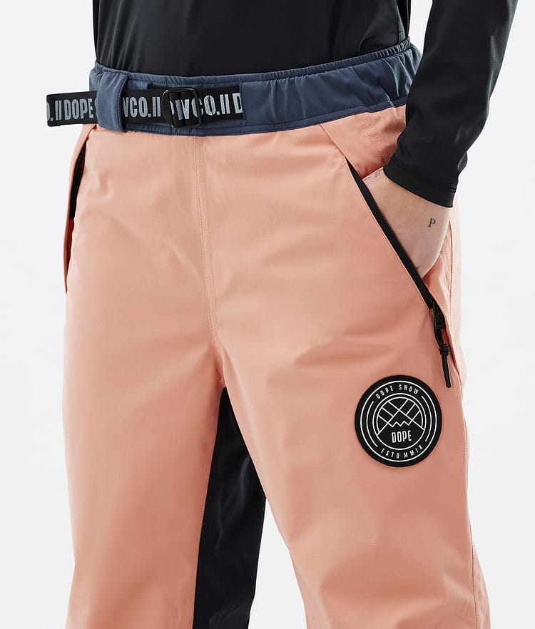 Dope Blizzard Track W Snowboard Pants Women Faded Peach/Blue Steel/Black/Metal Blue, Image 5 of 5