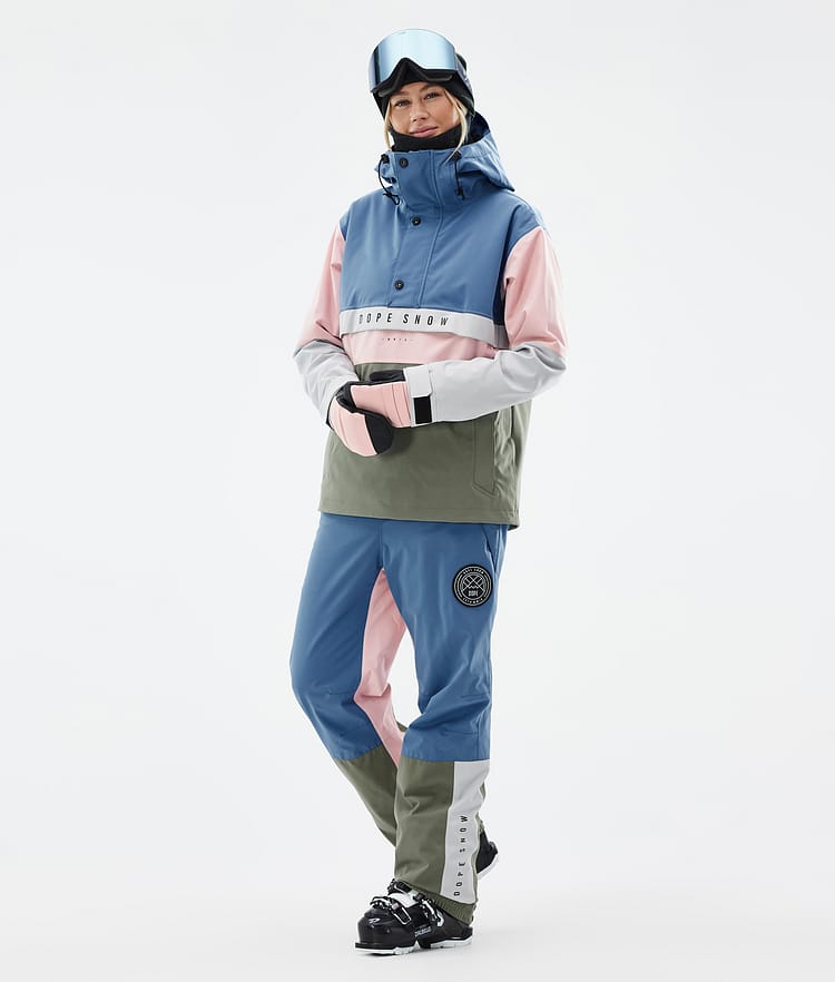 Dope Blizzard Track W Skidbyxa Dam Blue Steel/Light Grey/Soft Pink/Greenish, Image 2 of 5