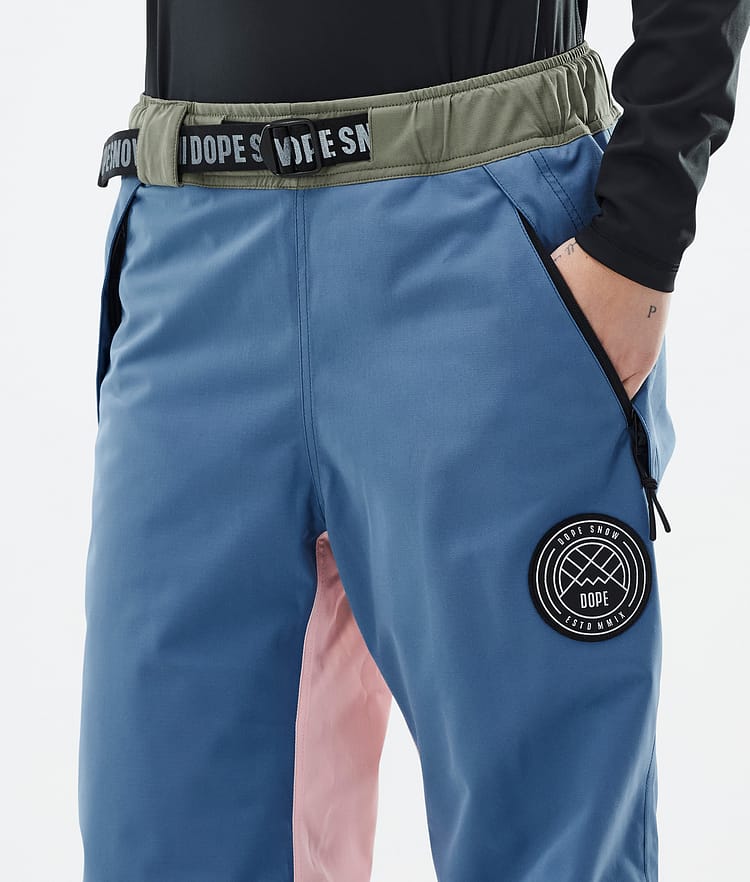 Dope Blizzard Track W Snowboard Broek Dames Blue Steel/Light Grey/Soft Pink/Greenish, Image 5 of 5
