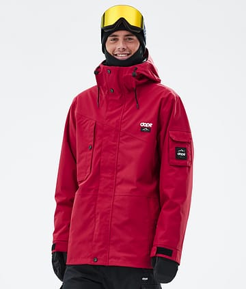 Dope Adept Snowboard Jacket Deep Red Renewed