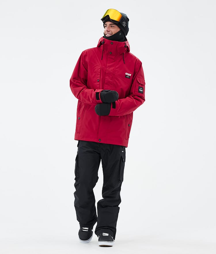 Dope Adept Snowboard Jacket Men Deep Red Renewed, Image 2 of 9