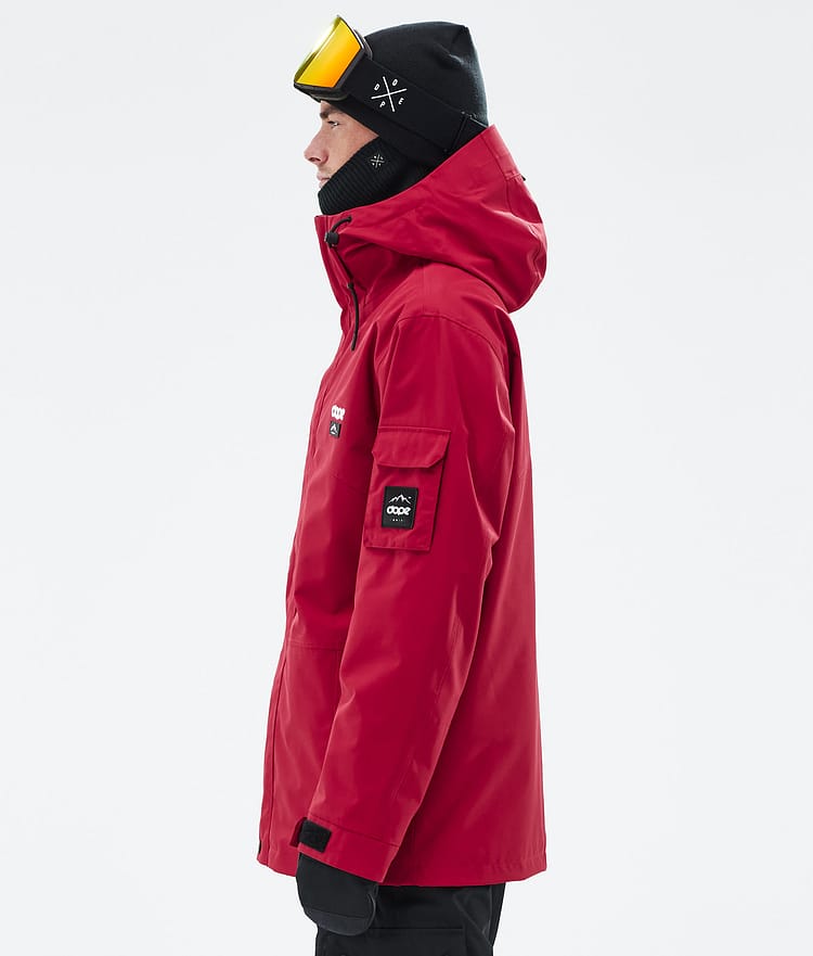 Dope Adept Snowboard Jacket Men Deep Red Renewed, Image 5 of 9