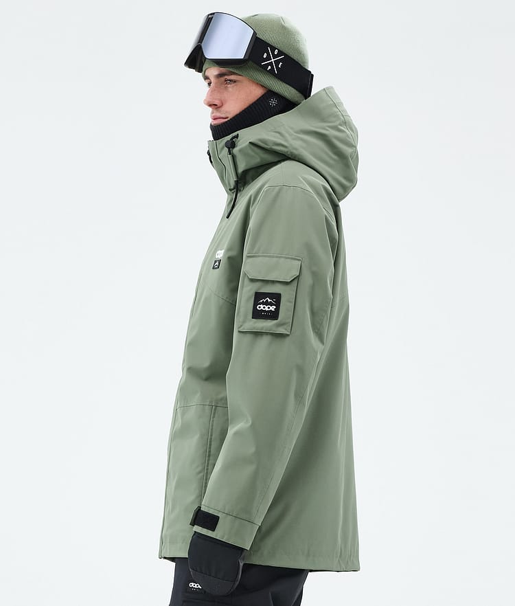 Dope Adept Snowboard Jacket Men Moss Green Renewed, Image 6 of 10