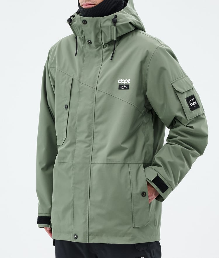 Dope Adept Snowboard Jacket Men Moss Green Renewed, Image 8 of 10