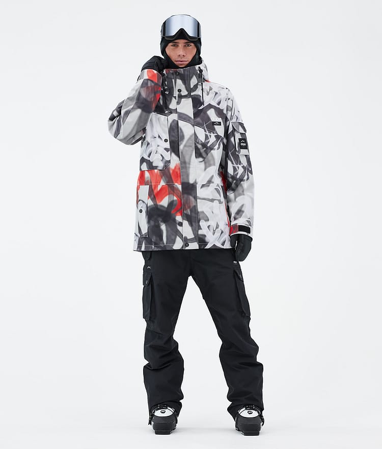 Dope Adept Giacca Sci Uomo Spray Black Red, Image 2 of 9