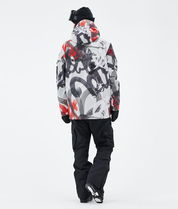 Dope Adept Giacca Sci Uomo Spray Black Red, Image 4 of 9