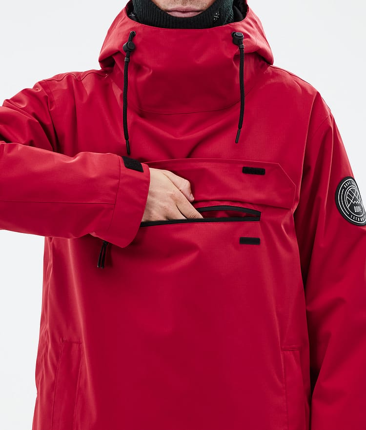 Dope Blizzard Snowboard Jacket Men Deep Red Renewed, Image 8 of 8
