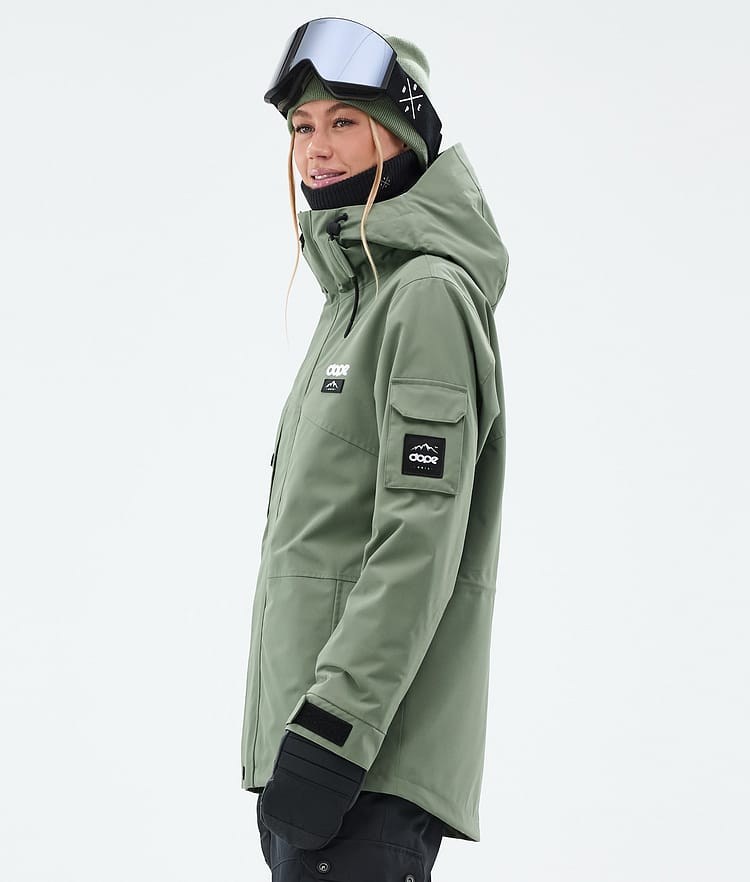 Dope Adept W Snowboard Jacket Women Moss Green, Image 5 of 9
