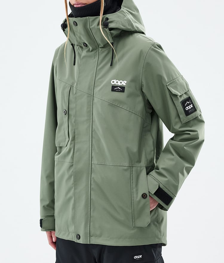 Dope Adept W Snowboard Jacket Women Moss Green, Image 7 of 9