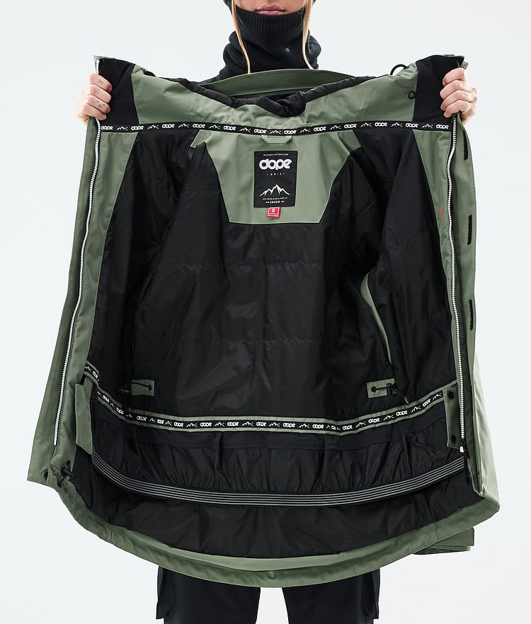 Dope Adept W Ski Jacket Women Moss Green, Image 9 of 9