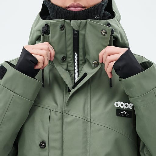 Front Zipper with Double Plackets