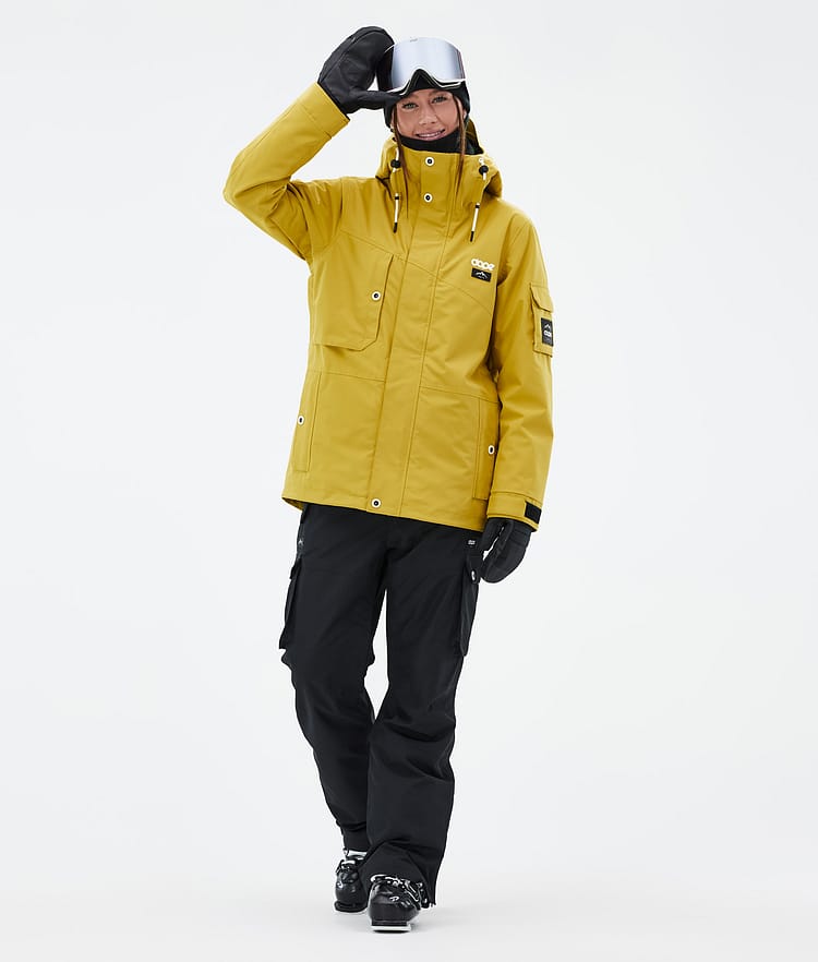Dope Adept W Giacca Sci Donna Yellow, Image 2 of 9