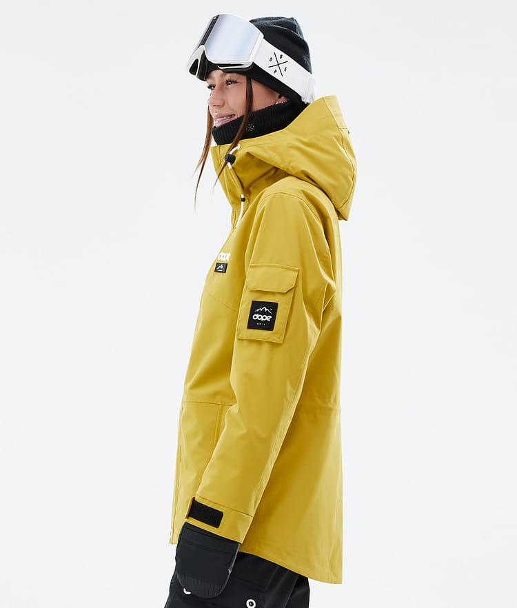 Dope Adept W Giacca Sci Donna Yellow, Image 5 of 9
