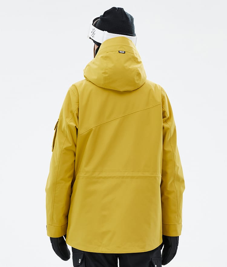 Dope Adept W Giacca Sci Donna Yellow, Image 6 of 9
