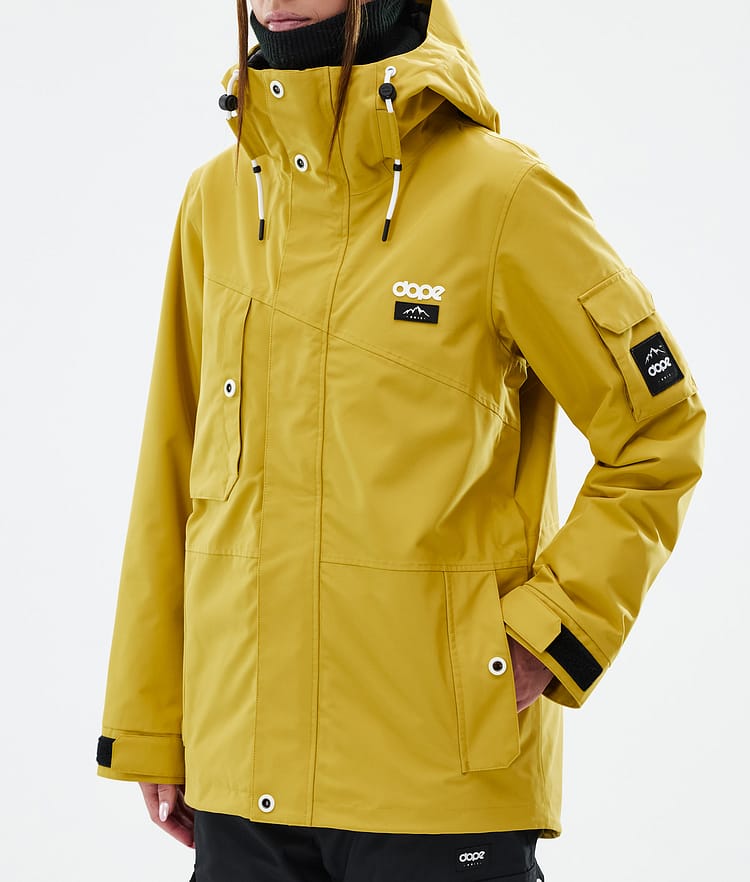 Dope Adept W Giacca Sci Donna Yellow, Image 7 of 9