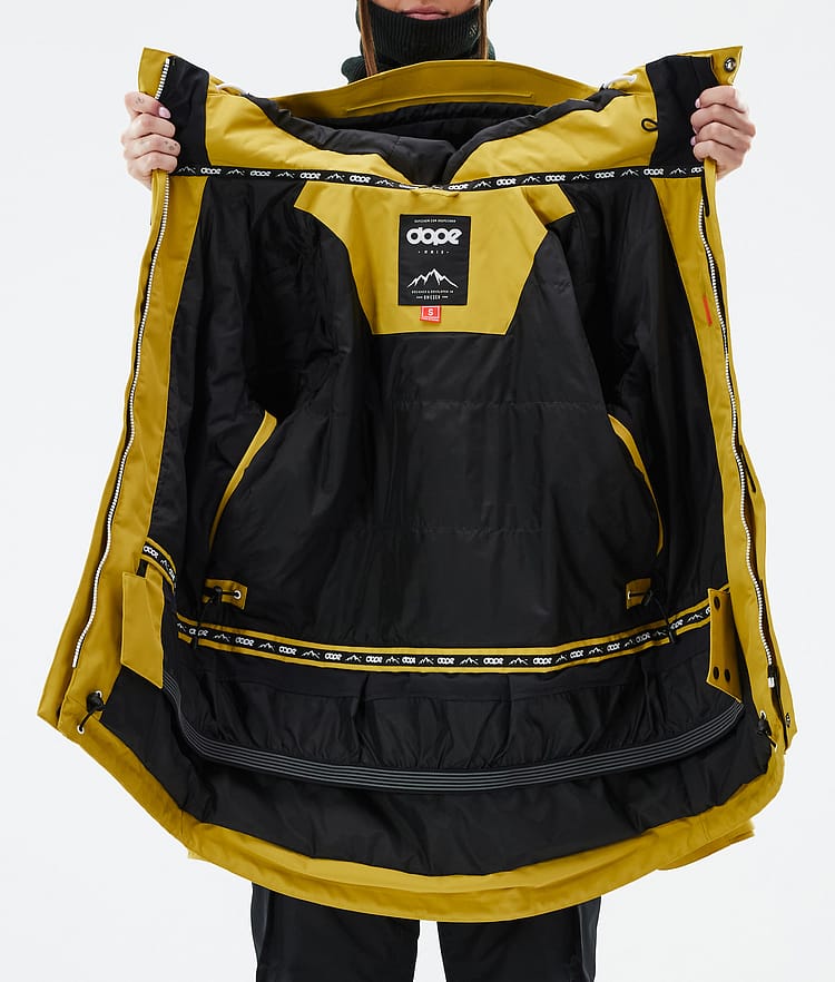 Dope Adept W Giacca Sci Donna Yellow, Image 9 of 9