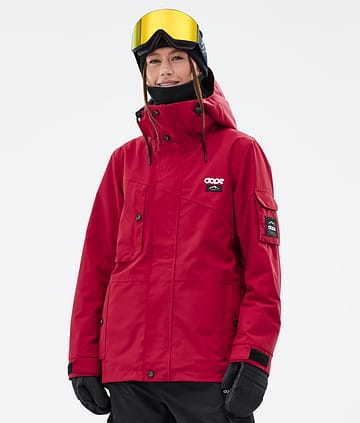 Dope Adept W Ski Jacket Deep Red