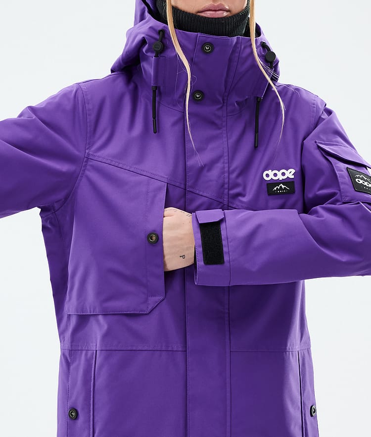 Dope Adept W Ski Jacket Women Vivid Purple, Image 8 of 9