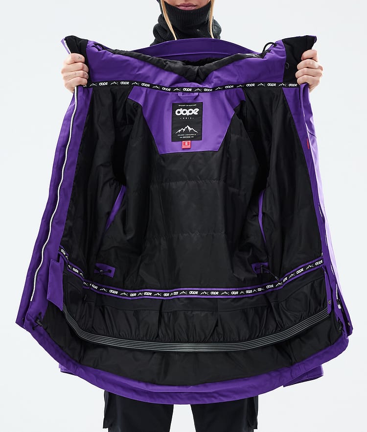 Dope Adept W Ski Jacket Women Vivid Purple, Image 9 of 9
