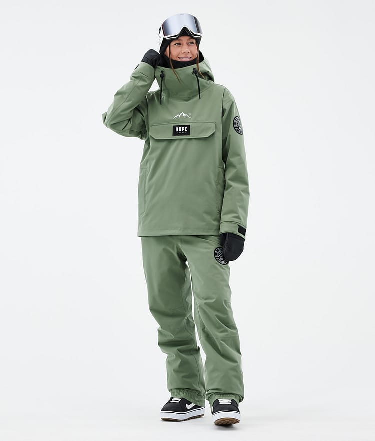 Dope Blizzard W Snowboard Jacket Women Moss Green Renewed, Image 2 of 8