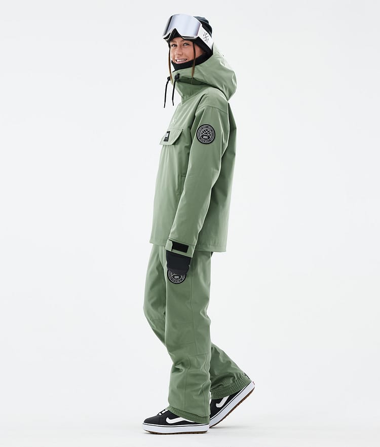 Dope Blizzard W Snowboard Jacket Women Moss Green Renewed, Image 3 of 8